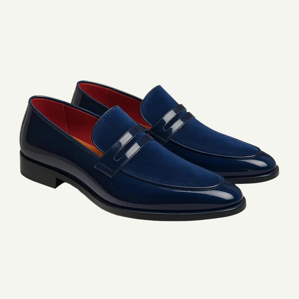 Variant image for Luxe Black Patent Loafers for Women-12