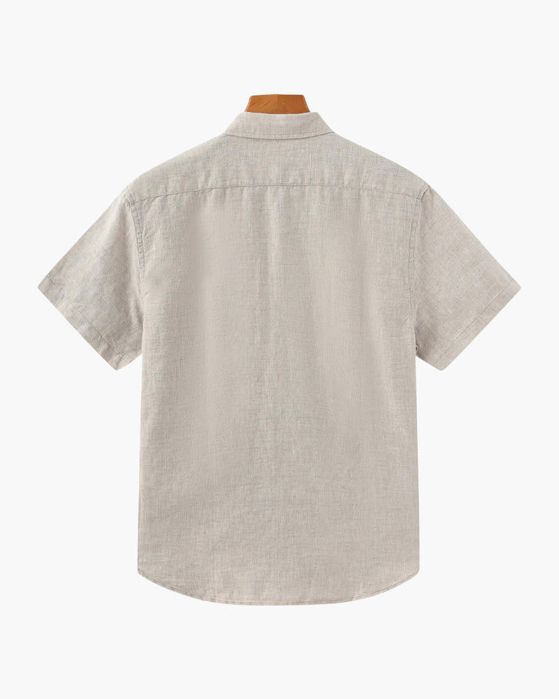 Carlo Men's Linen Summer Shirt-2