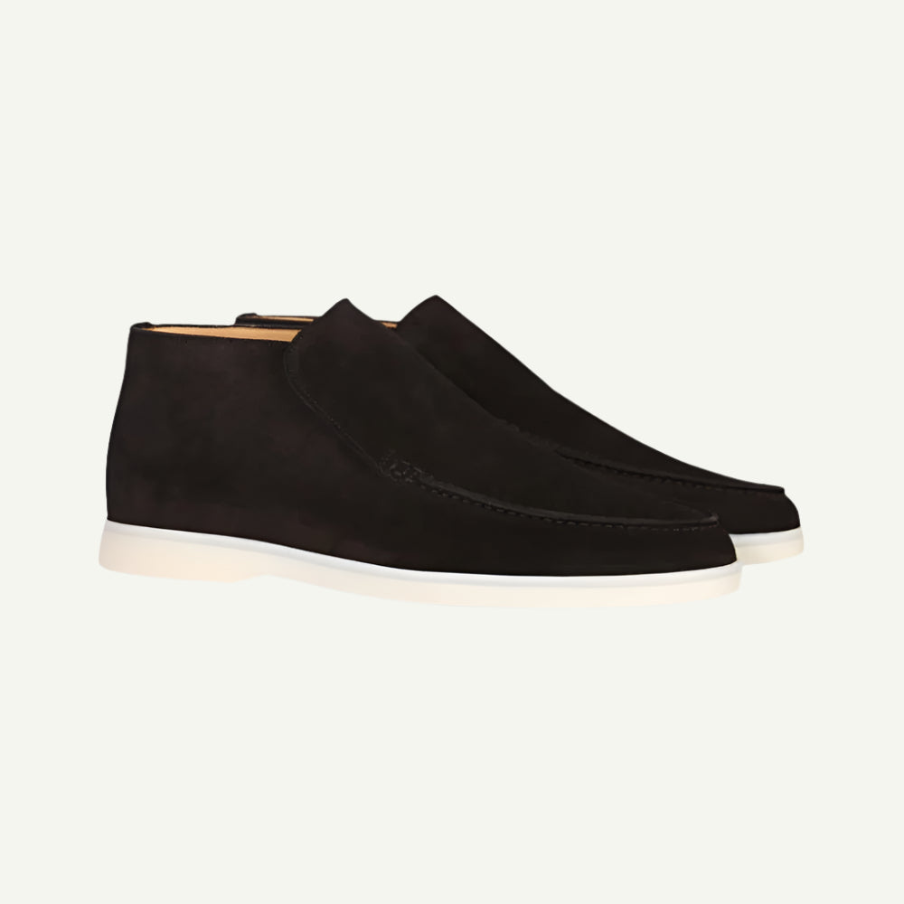 Variant image for Luxe Men's Suede Loafers - Classic Penny Design-45