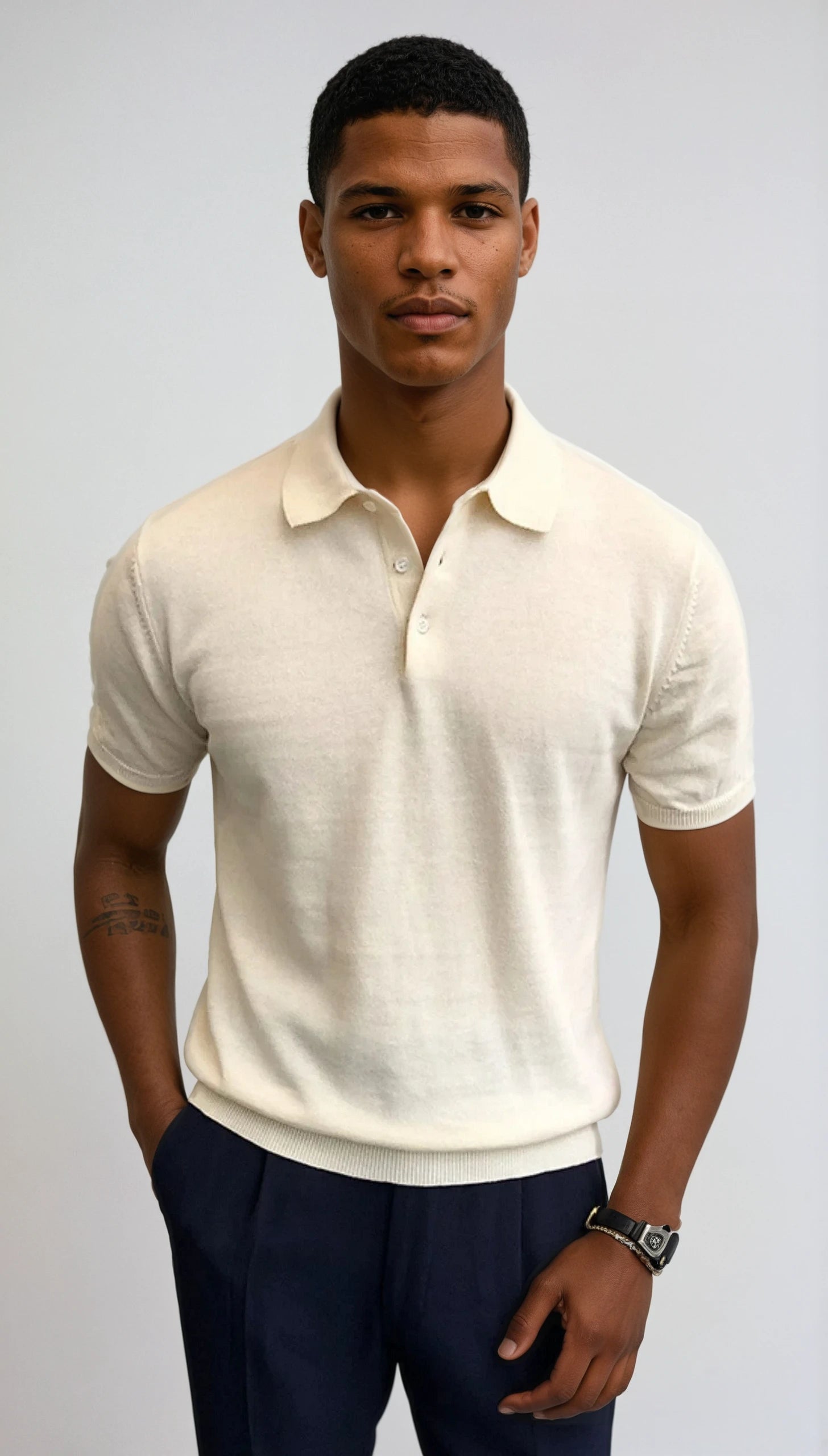 Remington Men's Knit Shirt - Lightweight Cotton Blend-5