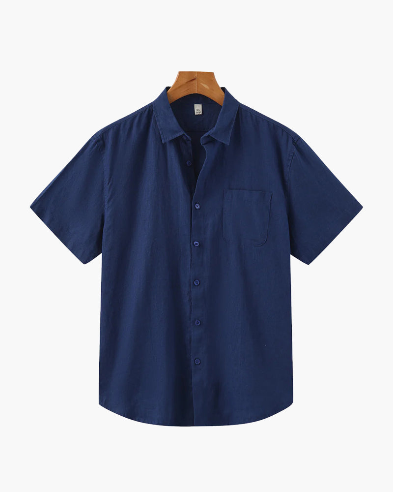 Variant image for Carlo Men's Linen Summer Shirt-17