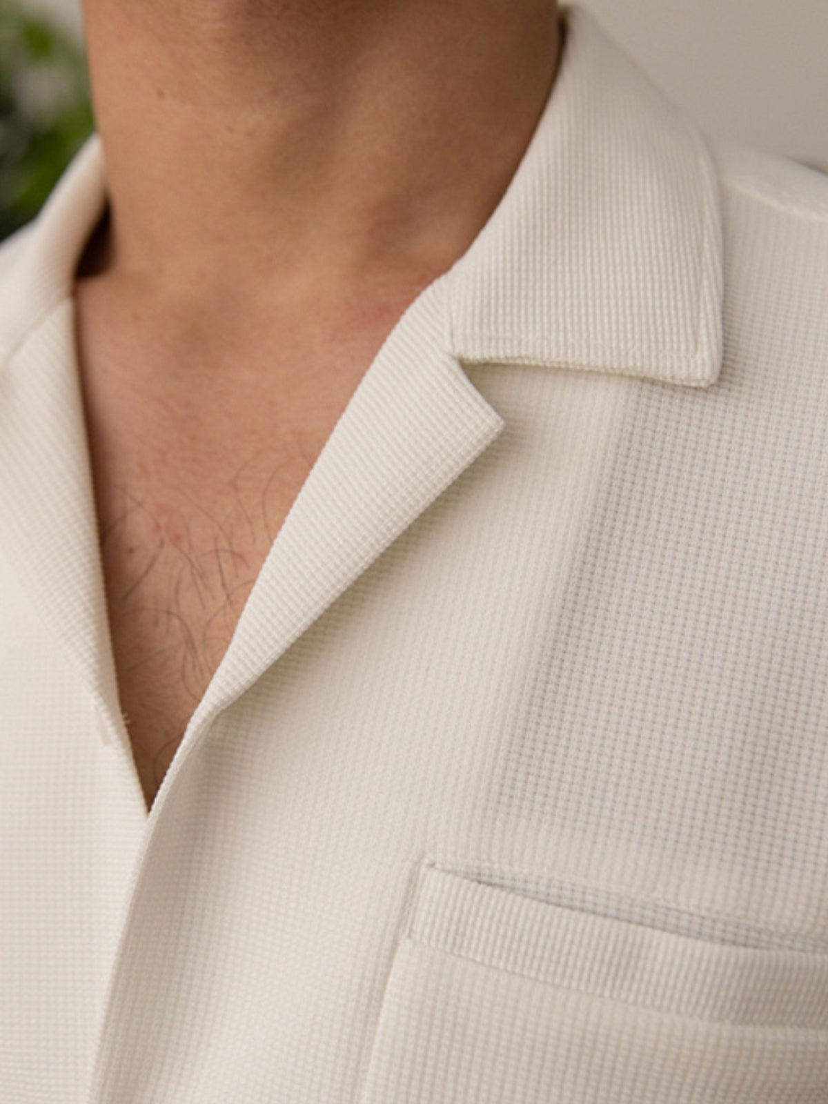 Radcliffe Textured Camp Collar Shirt-4
