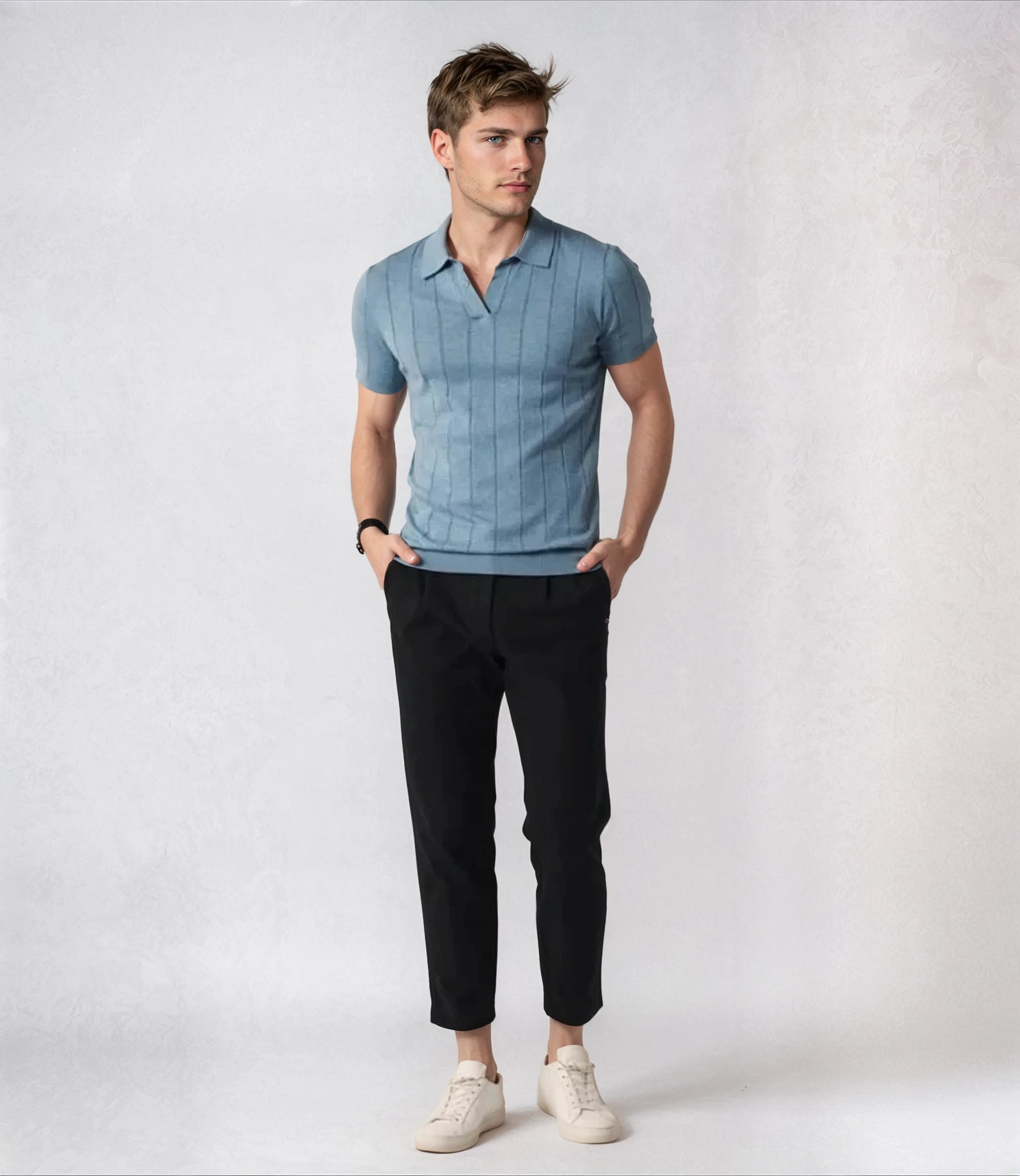 Echleo | Modern Fit Polo Shirt - Lightweight Stretch