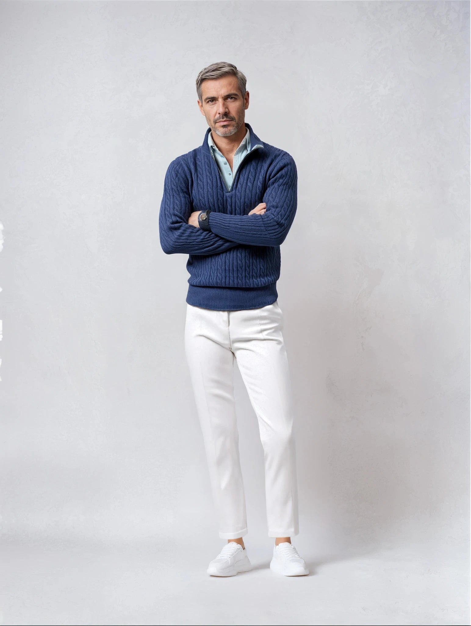 Echleo | Winslow Cable Knit Men's Sweater