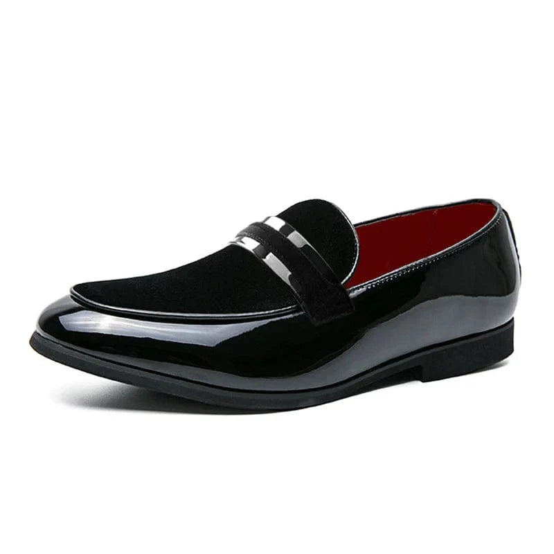 Luxe Black Patent Loafers for Women-6