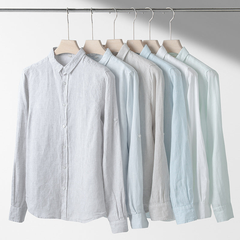 Coastal Breeze Lightweight Linen Shirt-3