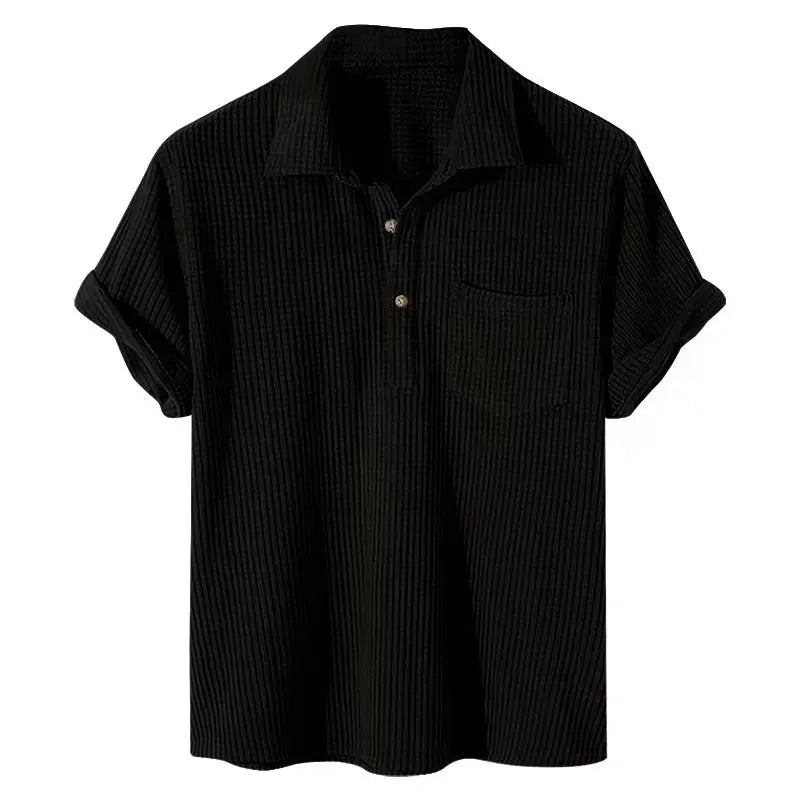 Waffle Textured Men's Shirt-4