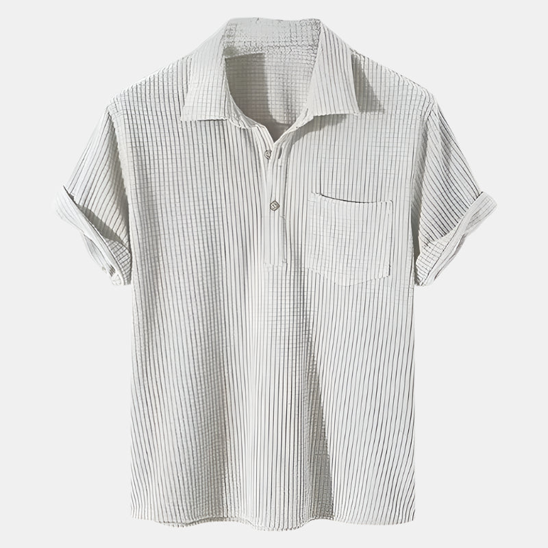 Waffle Textured Men's Shirt-3