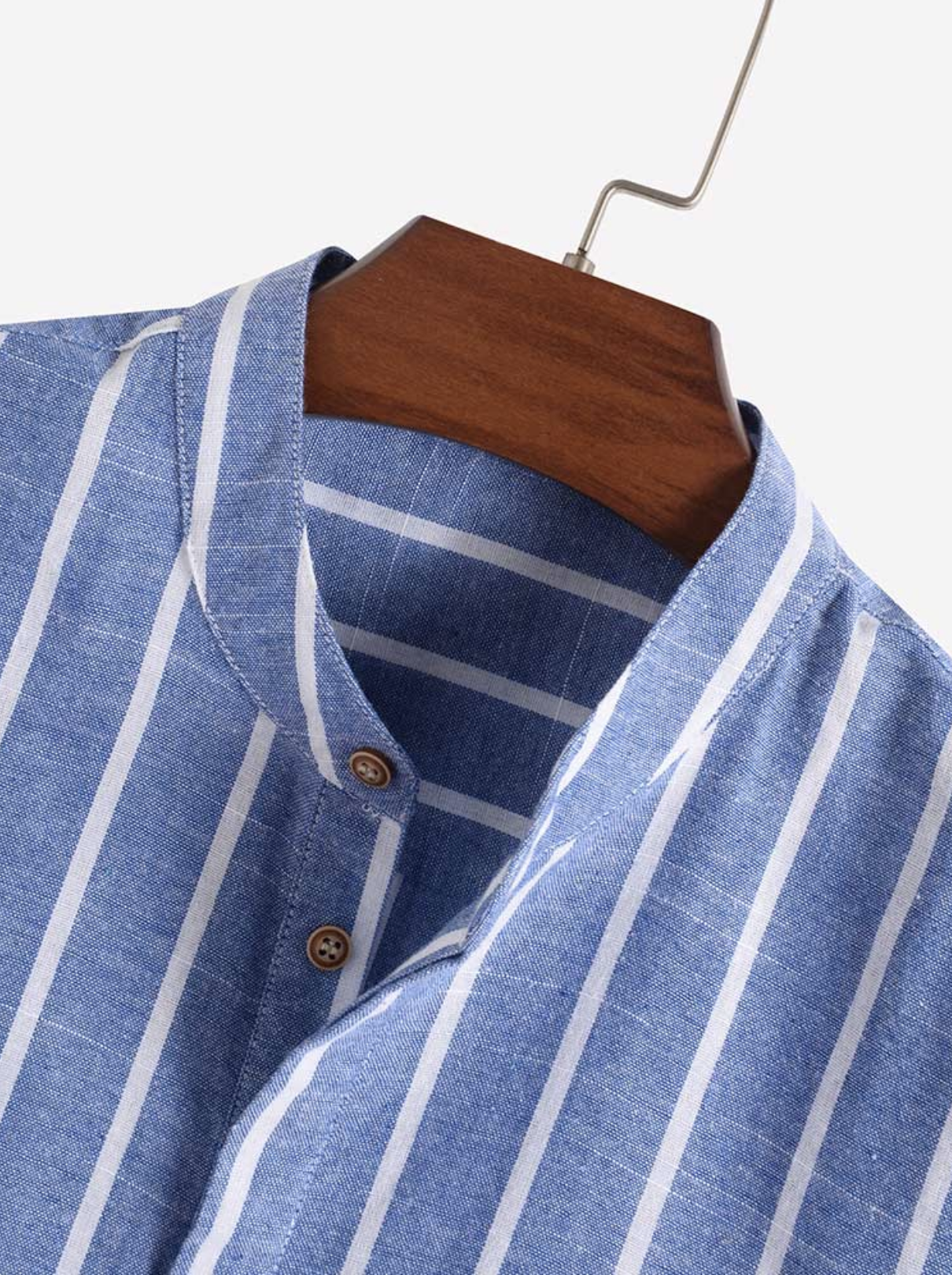 Pierre Men's Linen Shirt - Breathable Casual Dress Shirt-3