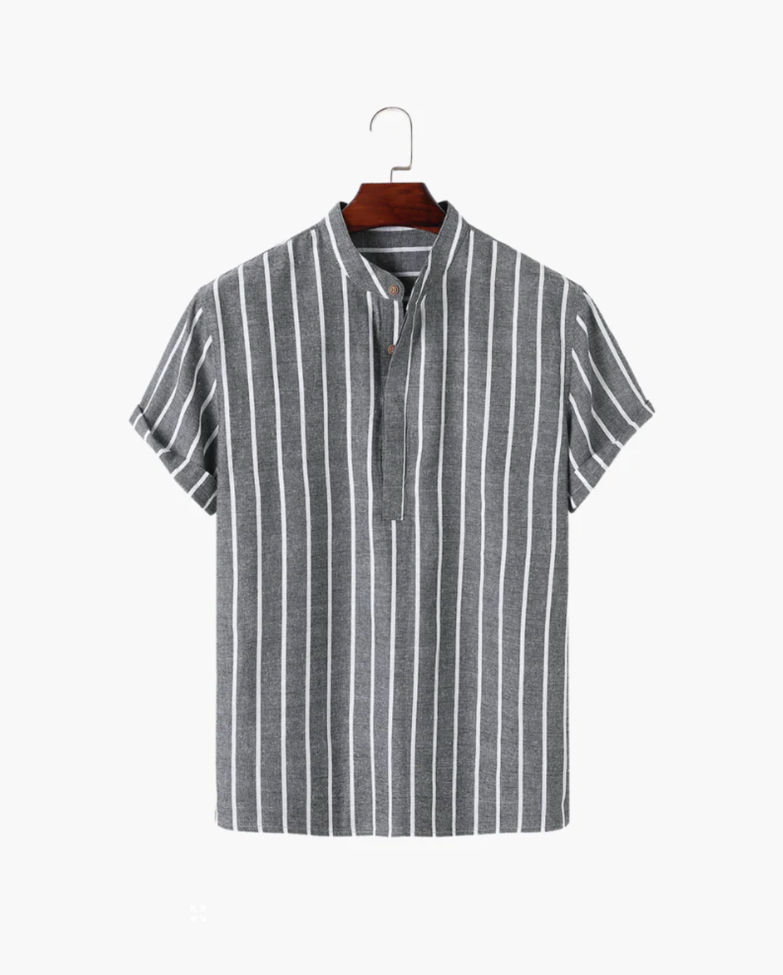 Pierre Men's Linen Shirt - Breathable Casual Dress Shirt-6