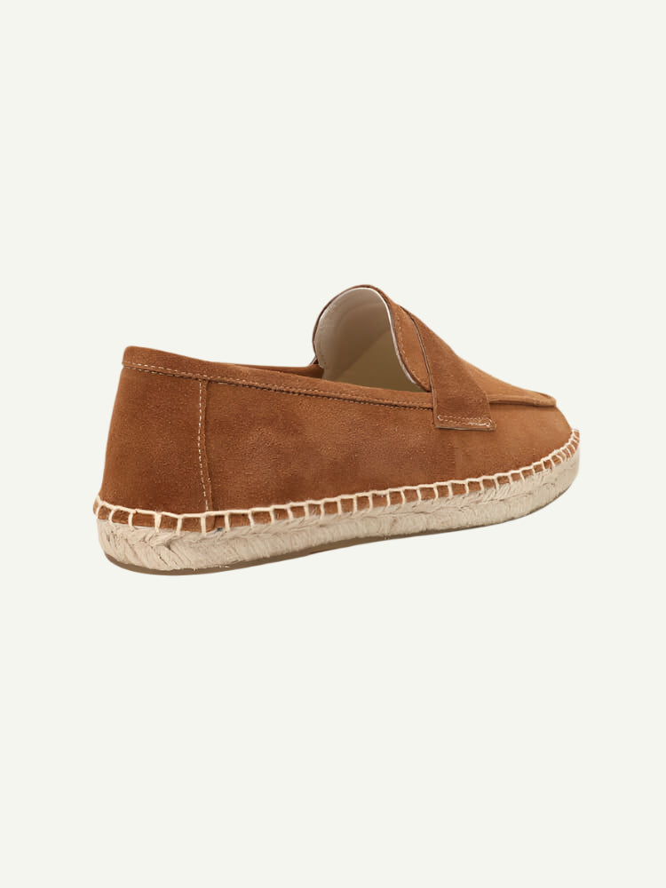 Alberto Suede Women's Loafers - Chic Espadrille Style-4