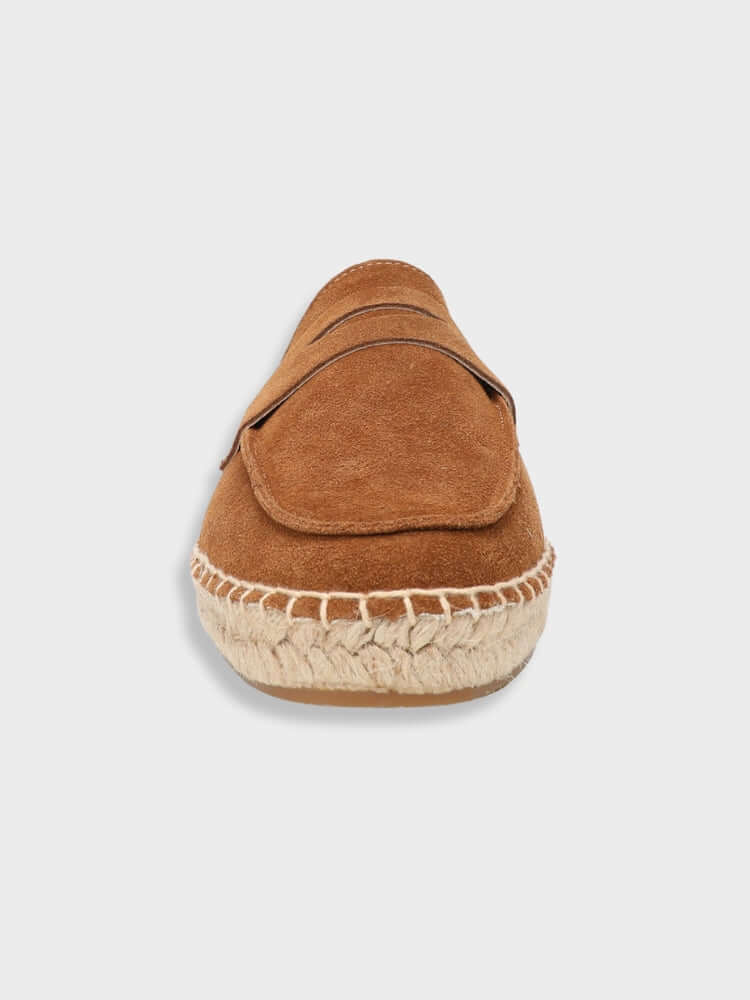 Alberto Suede Women's Loafers - Chic Espadrille Style-6