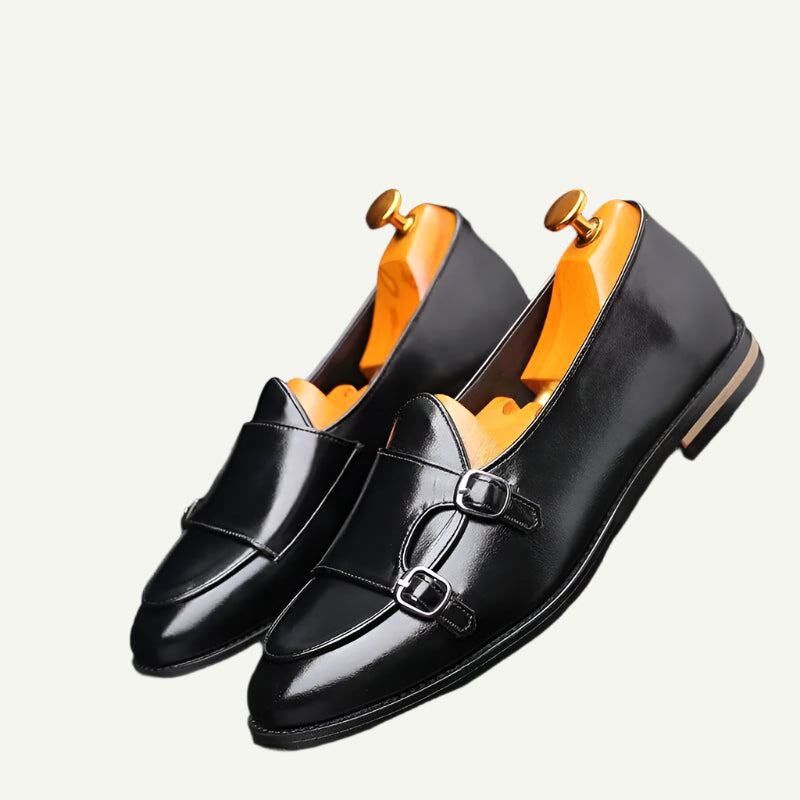 Variant image for Regal Black Men's Loafers - Italian Leather Slip-On Shoes-12
