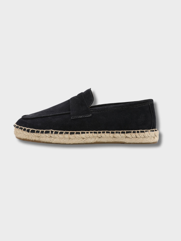 Variant image for Alberto Suede Women's Loafers - Chic Espadrille Style-37