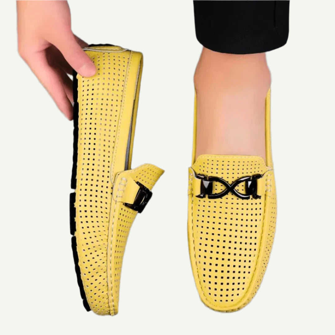 Elite Perforated Mens Loafers-3