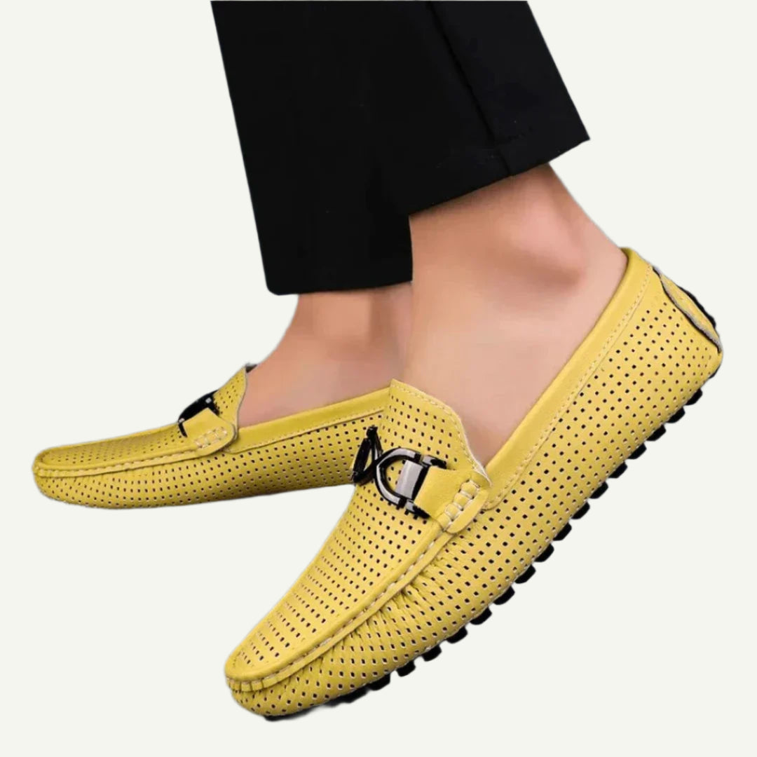 Elite Perforated Mens Loafers-2