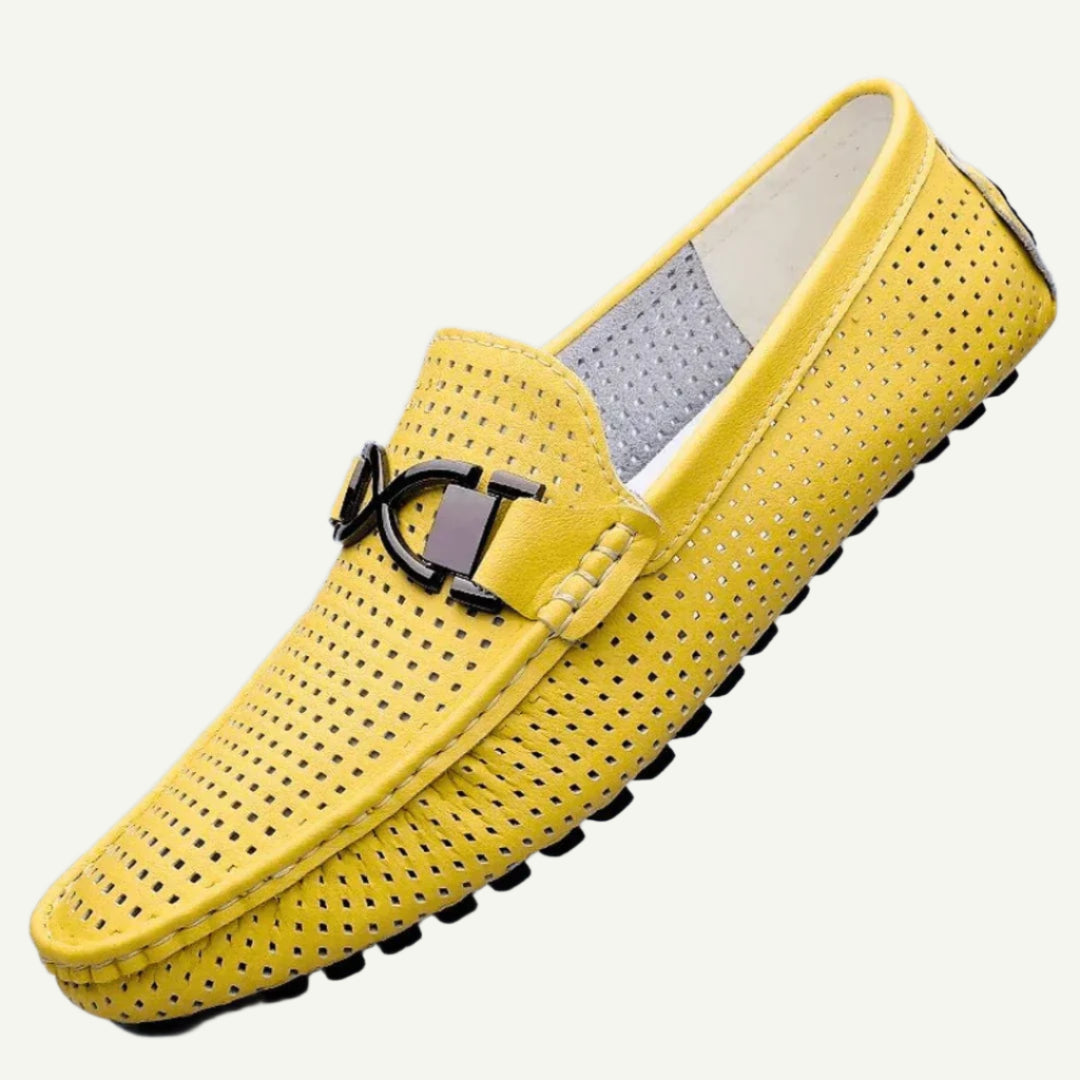 Elite Perforated Mens Loafers-1