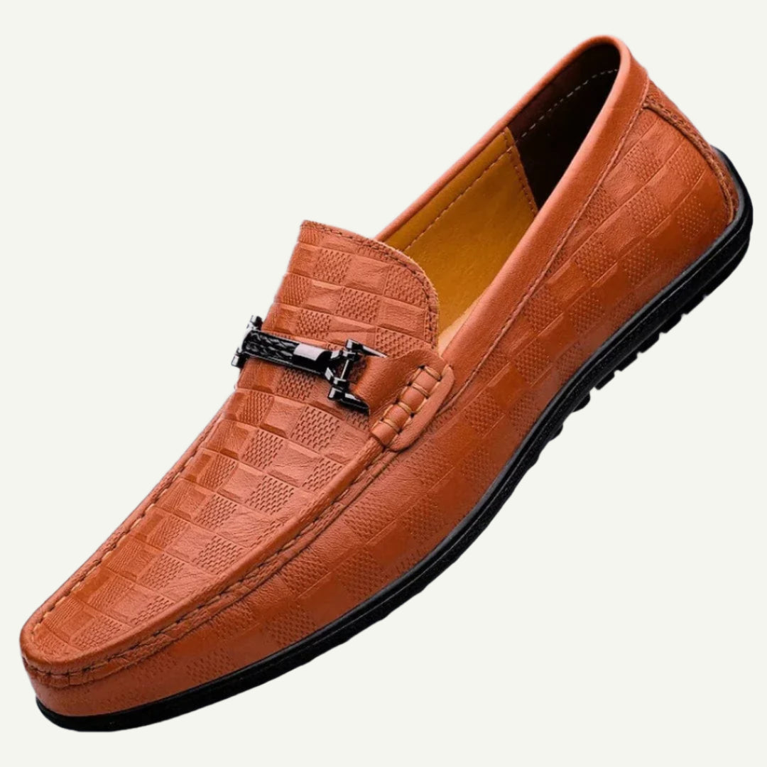 Luxe Plaid Mens Loafers-4