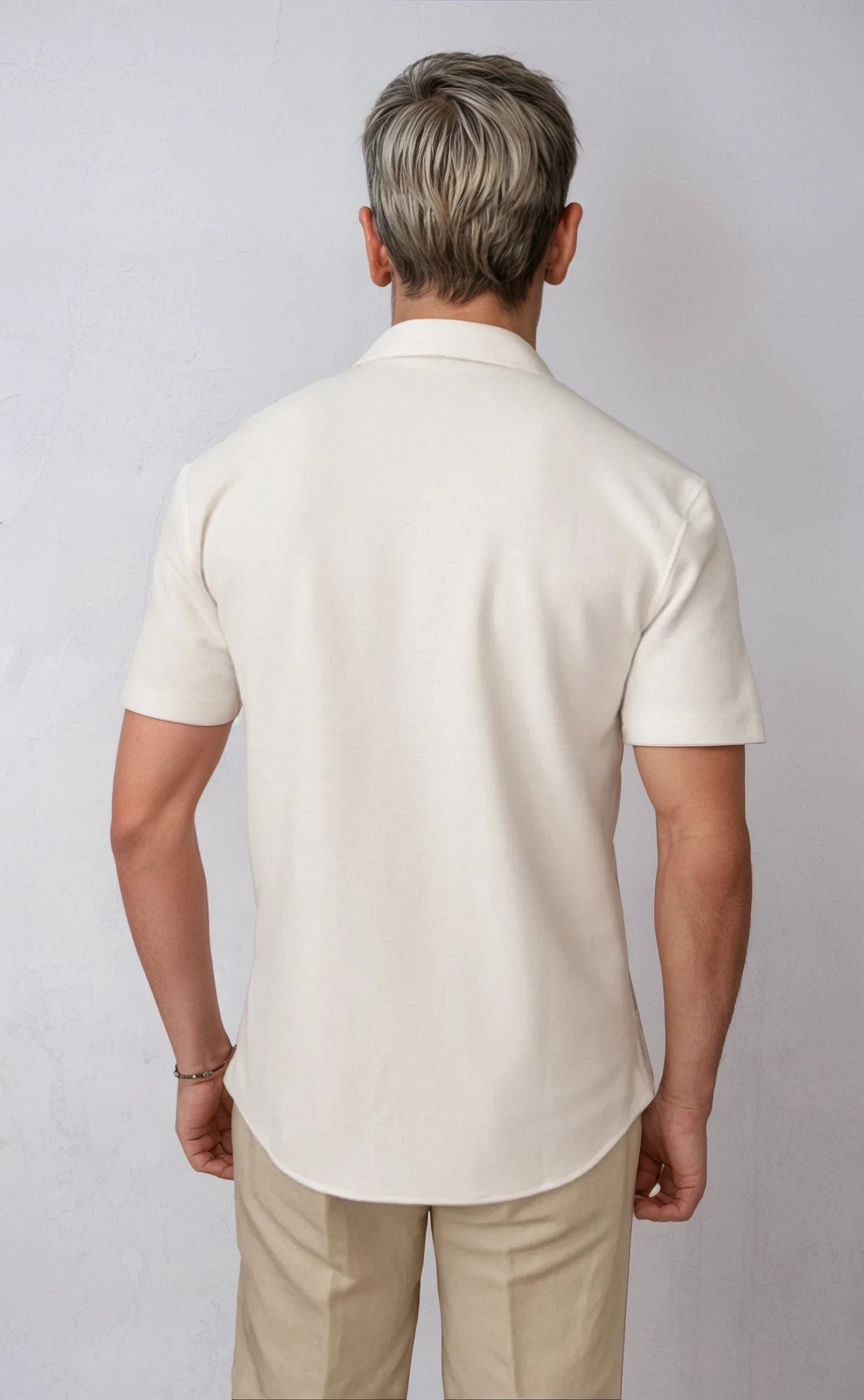 Radcliffe Textured Camp Collar Shirt-5