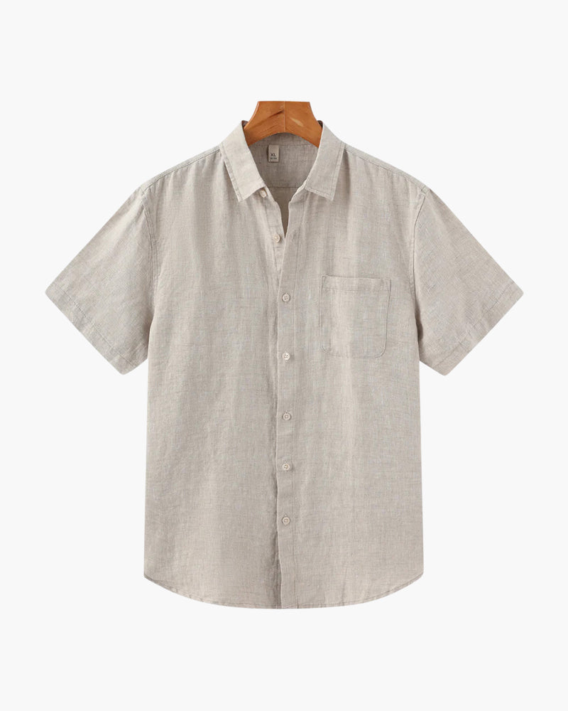 Carlo Men's Linen Summer Shirt-1