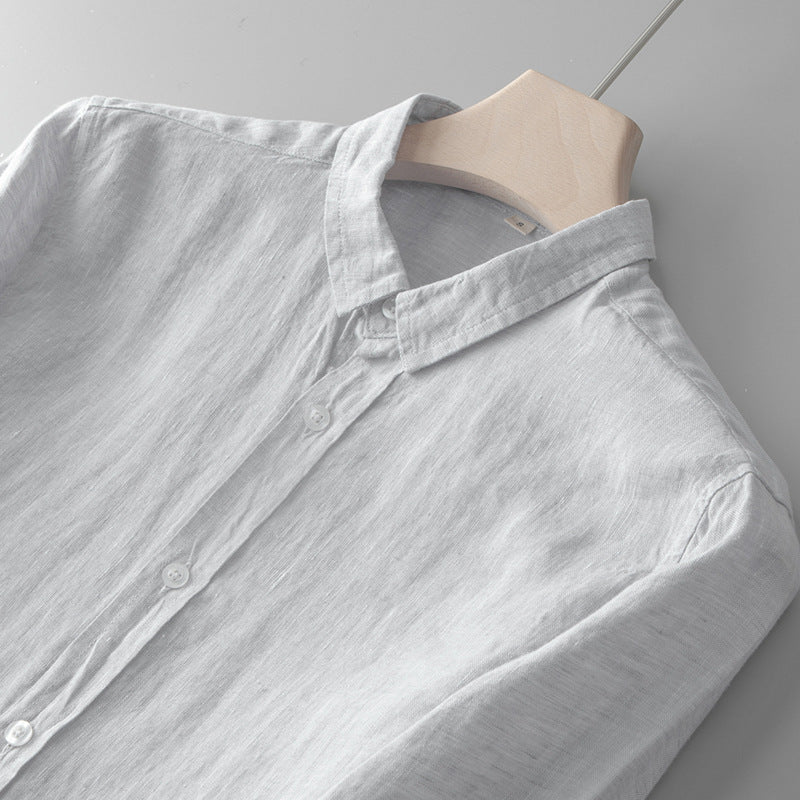 Coastal Breeze Lightweight Linen Shirt-6