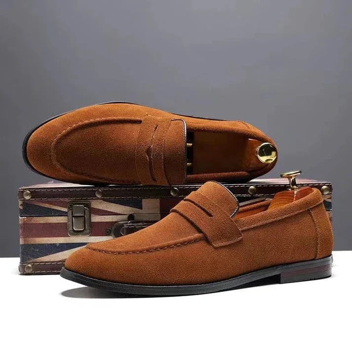 Sophisticated Suede Mens Loafers-2