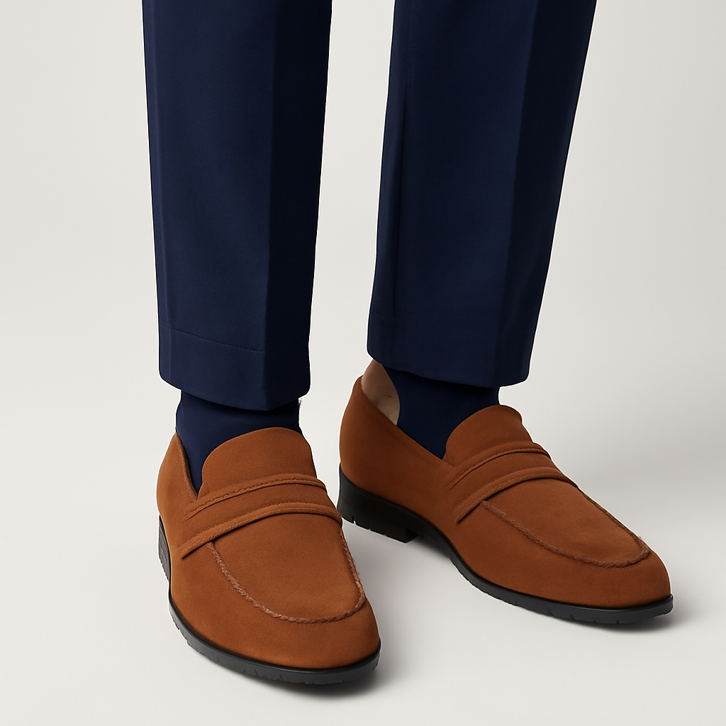 Echleo | Sophisticated Suede Men's Loafers