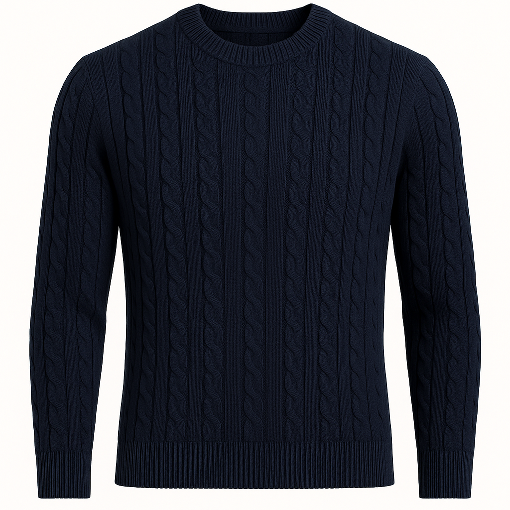 Echleo | Timeless Cable Knit Sweater for Men