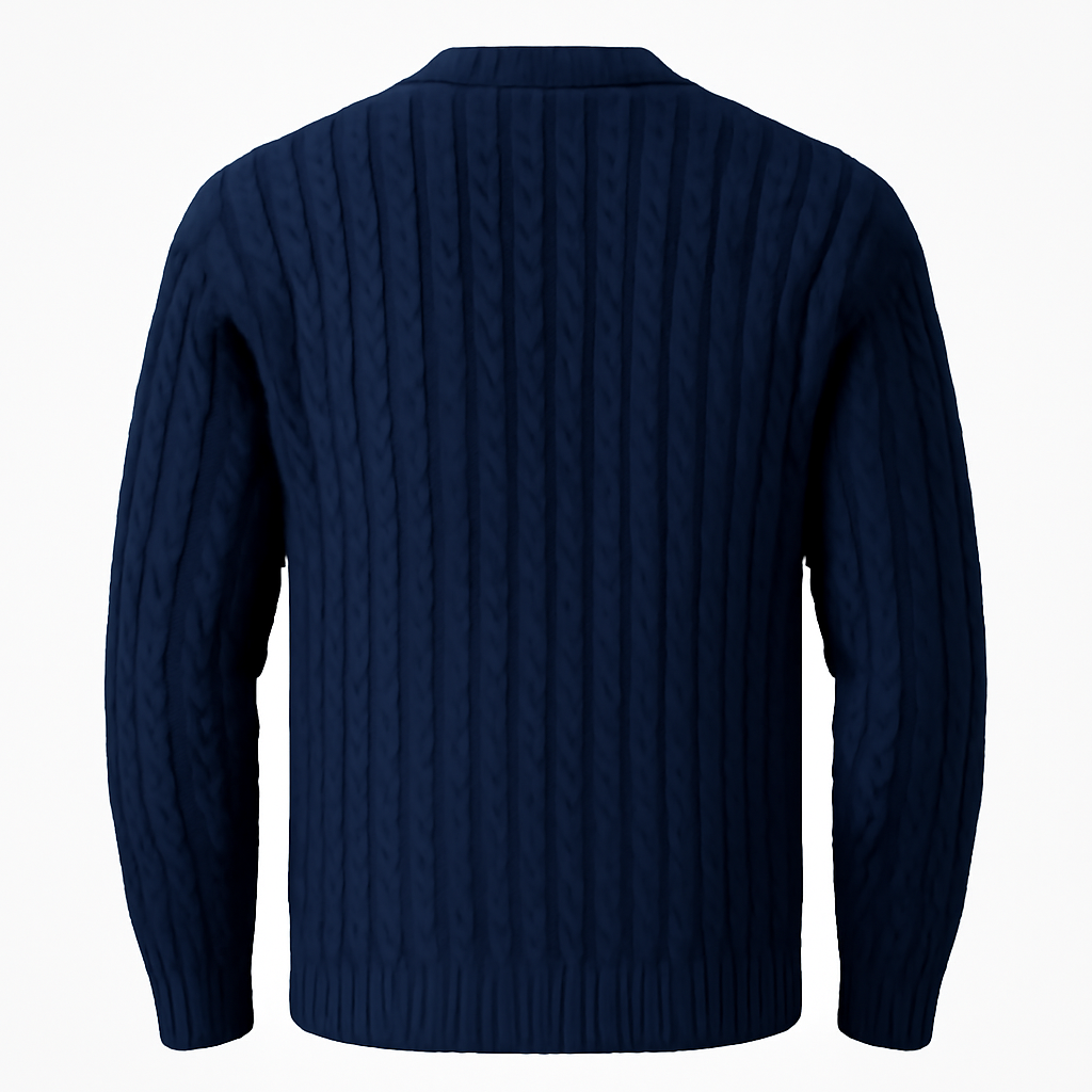 Echleo | Timeless Cable Knit Sweater for Men