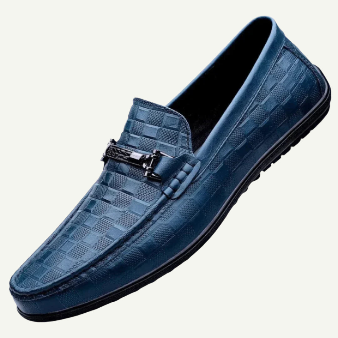 Luxe Plaid Mens Loafers-1