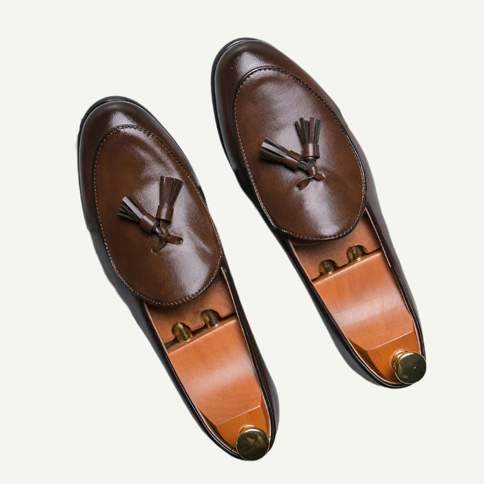 Echleo | Luxe Italian Leather Mens Loafers