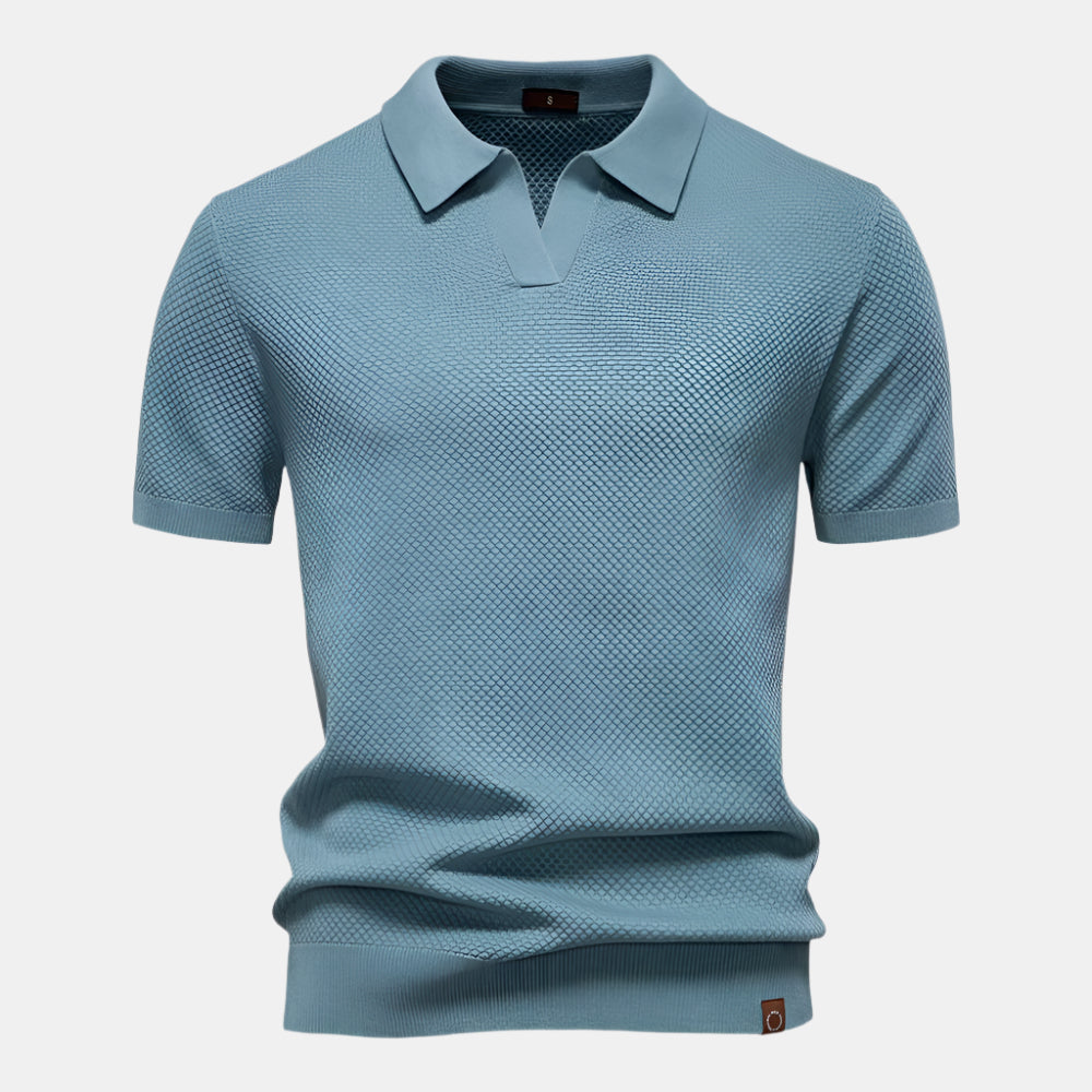 Modern Fit Polo Shirt - Stylish Breathable Cotton Blend-1